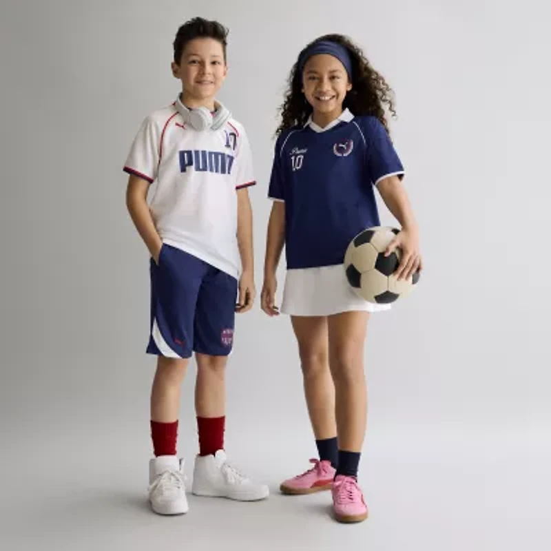 PUMA Big Kid Boys Crew Neck Short Sleeve Jersey