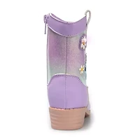 Ground Up Toddler Girls Bluey Flat Heel Cowboy Boots