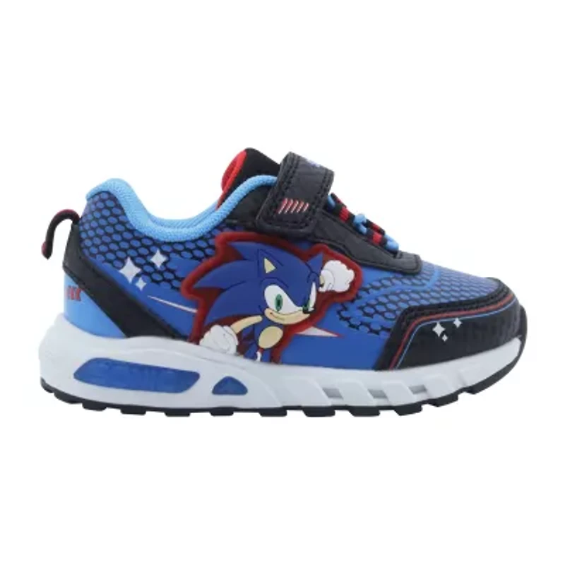 Sega Sonic Boys the Hedgehog Round Closed Toe Slip-On Shoe