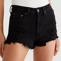 AEROPOSTALE Womens High Rise Juniors Denim Short