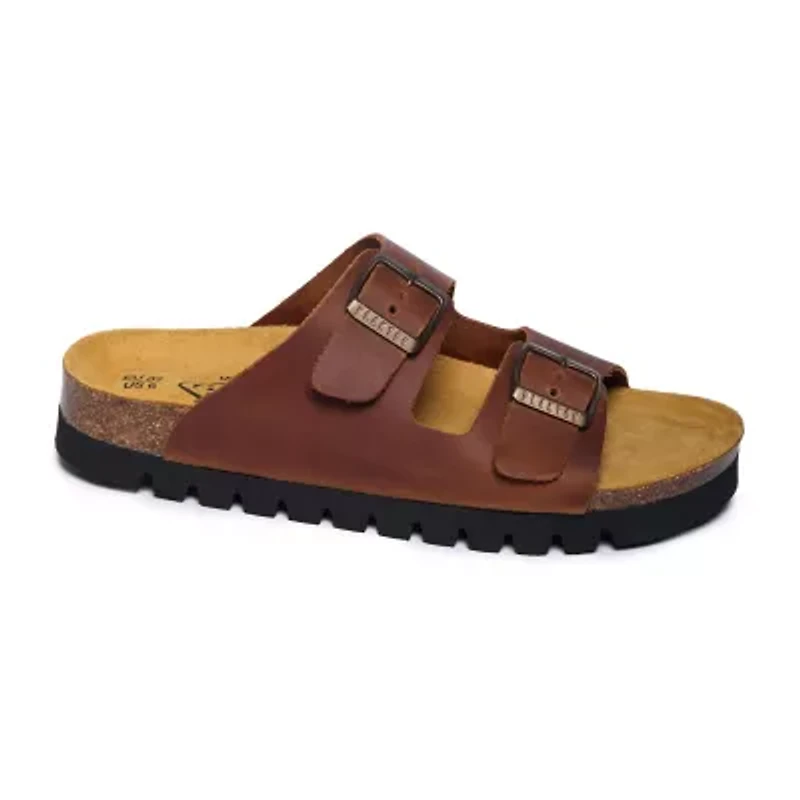 PLAKTON® Plakton Betta Womens Adjustable Strap Footbed Sandals