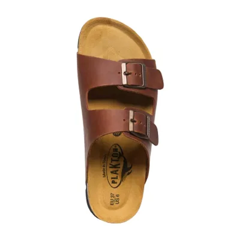 PLAKTON® Plakton Betta Womens Adjustable Strap Footbed Sandals
