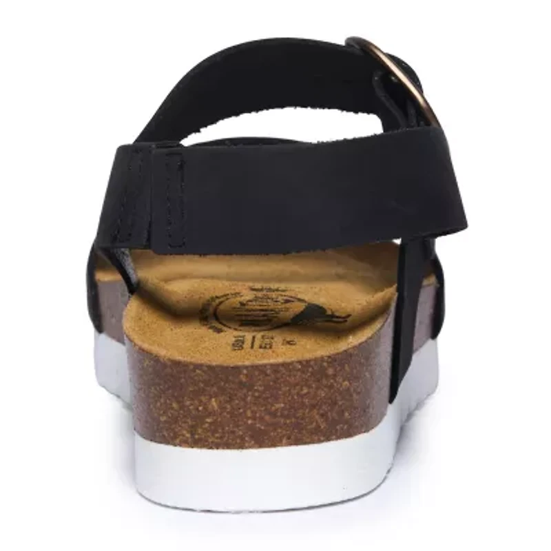 PLAKTON® Plakton Cannes Womens Adjustable Strap Footbed Sandals