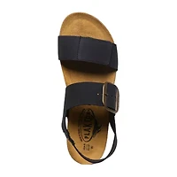 PLAKTON® Plakton Cannes Womens Adjustable Strap Footbed Sandals