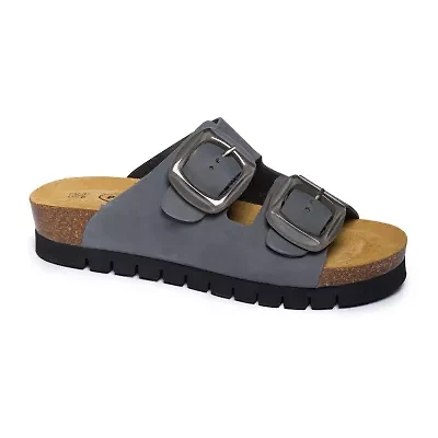 PLAKTON® Cruise Womens Adjustable Strap Footbed Sandals