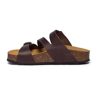 PLAKTON® Bombay Womens Adjustable Strap Footbed Sandals