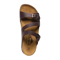 PLAKTON® Bombay Womens Adjustable Strap Footbed Sandals