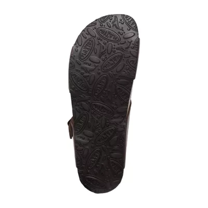 PLAKTON® Bombay Womens Adjustable Strap Footbed Sandals