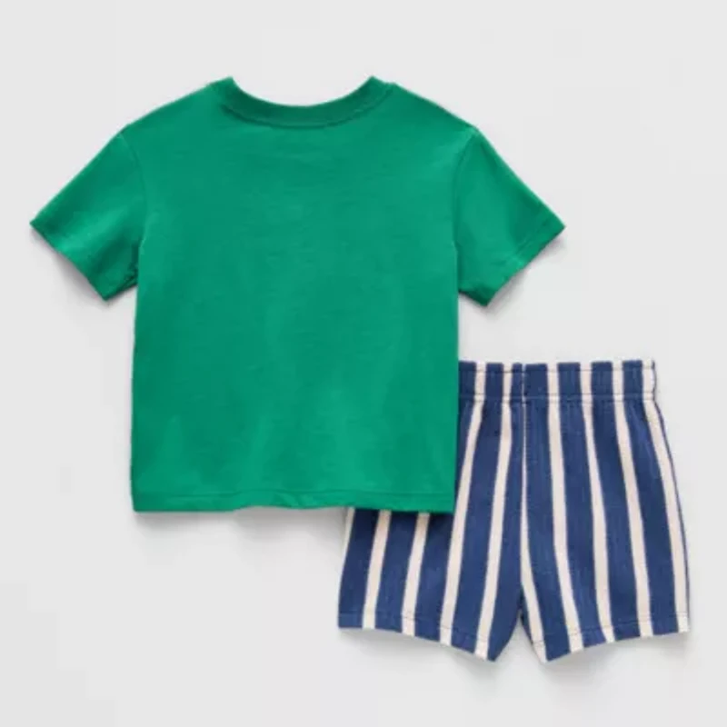 Okie Dokie Baby Boys 2-pc. Short Set