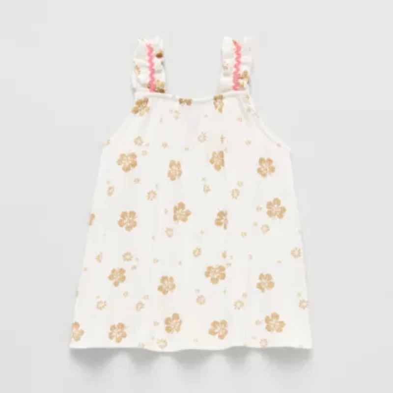 Okie Dokie Toddler & Little Girls Square Neck Sleeveless Tank Top