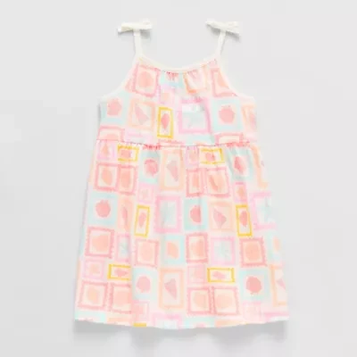 Okie Dokie Toddler & Little Girls Sleeveless A-Line Dress