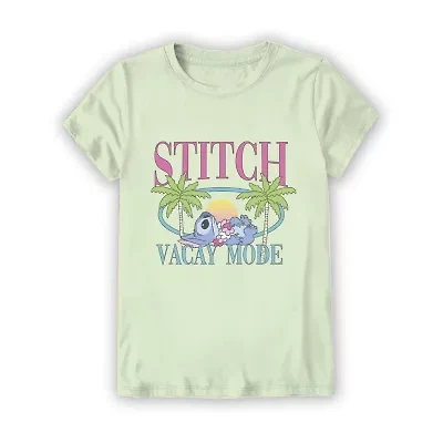 Little & Big Kid Girls Crew Neck Short Sleeve Regular Fit Graphic T-Shirt