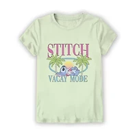 Little & Big Kid Girls Crew Neck Short Sleeve Regular Fit Graphic T-Shirt