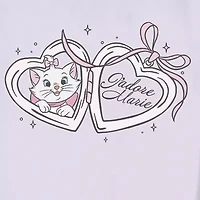 Little & Big Kid Girls Crew Neck Short Sleeve Regular Fit The Aristocats Graphic T-Shirt