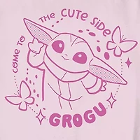 Little & Big Kid Girls Crew Neck Short Sleeve Regular Fit Star Wars Graphic T-Shirt