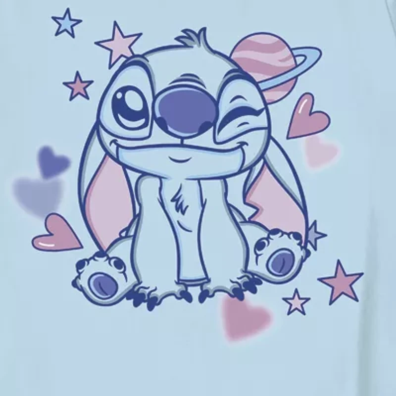 Little & Big Kid Girls Crew Neck Short Sleeve Regular Fit Graphic T-Shirt