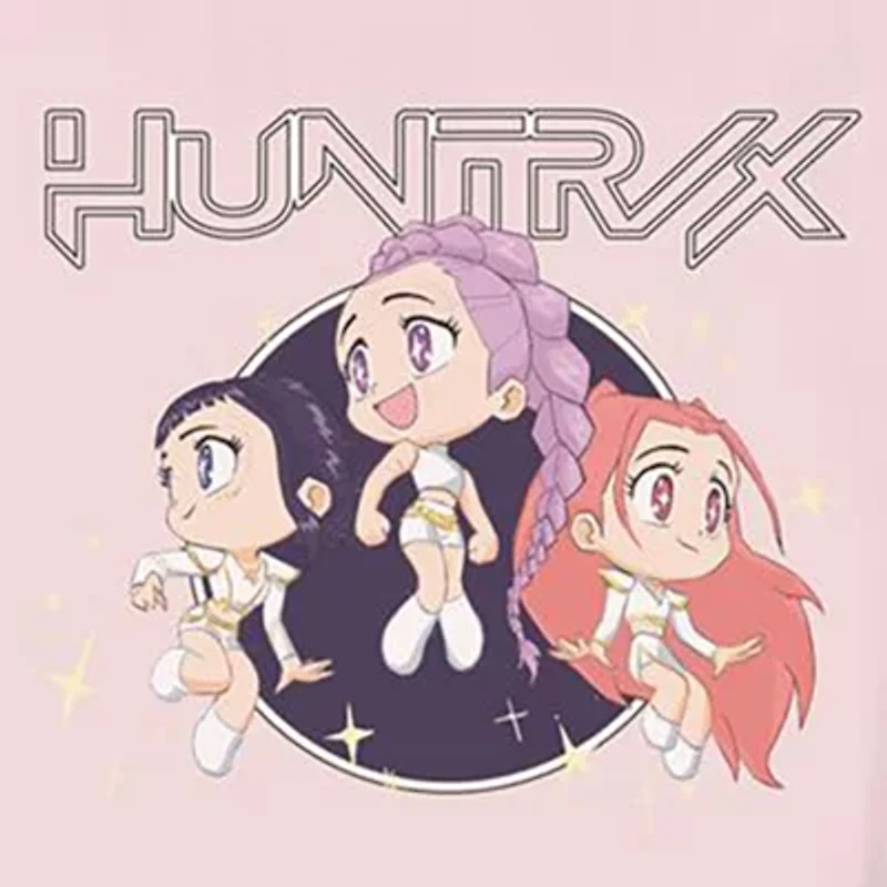 Little & Big Kid Girls Crew Neck Short Sleeve Regular Fit KPop Demon Hunters Graphic T-Shirt