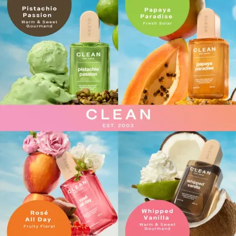 CLEAN Whipped Vanilla Hair and Body Perfume Mist, 8.0 oz