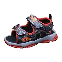 Hot Wheels Boys Adjustable Strap Footbed Sandals