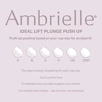 Ambrielle Ideal Lift Plunge Bra