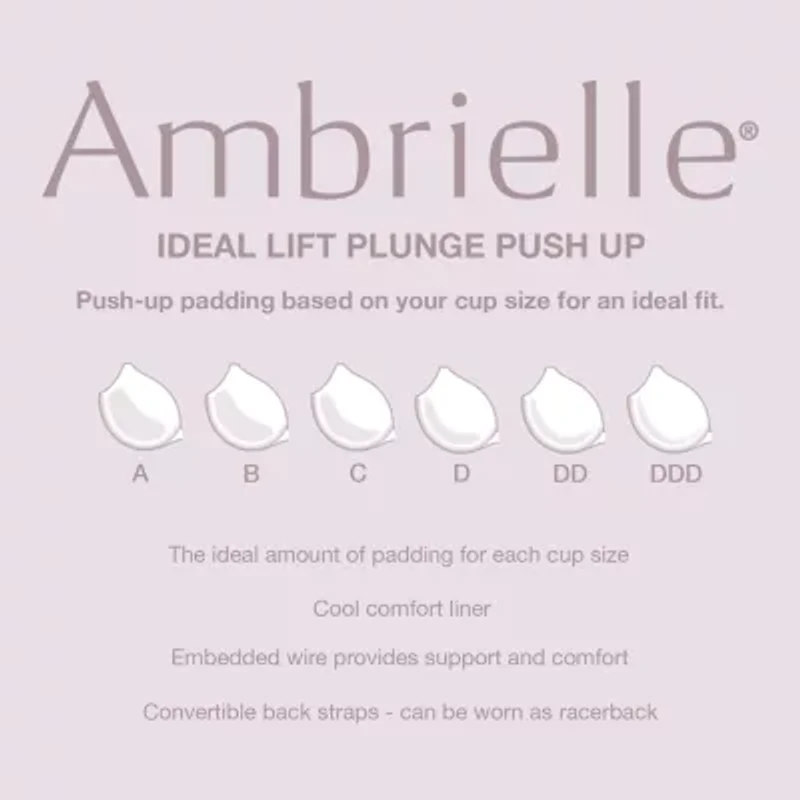 Ambrielle Ideal Lift Plunge Bra