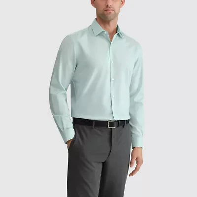 Van Heusen Comfort Performance Mens Slim Fit Stretch Fabric Wrinkle Free Dress Shirt