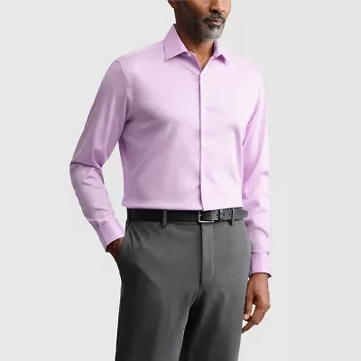 Van Heusen Ultra Flex Mens Slim Fit Stretch Fabric Wrinkle Free Dress Shirt