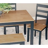 Signature Design by Ashley Getty Dining Table and 4 Chairs Bench