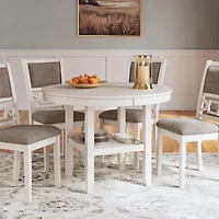 Signature Design by Ashley Eddyberg Dining Table and 4 Chairs