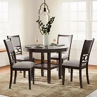 Signature Design by Ashley Eastlang Dining Table and 4 Chairs