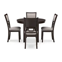Signature Design by Ashley Eastlang Dining Table and 4 Chairs