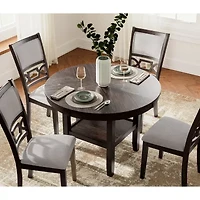 Signature Design by Ashley Eastlang Dining Table and 4 Chairs