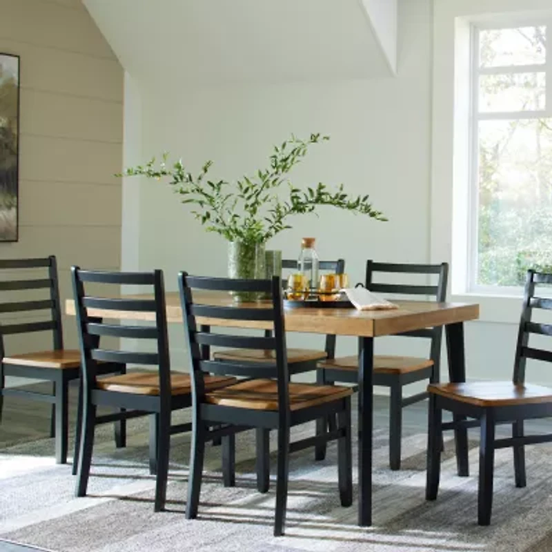 Signature Design by Ashley Blair Dining Table and 6 Chairs