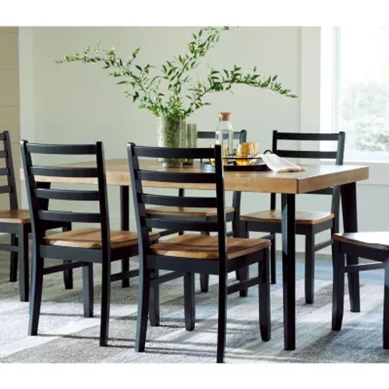 Signature Design by Ashley Blair Dining Table and 6 Chairs