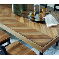 Signature Design by Ashley Blair Dining Table and 6 Chairs