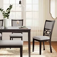 Signature Design by Ashley Eastlang Dining Table and 4 Chairs and Bench