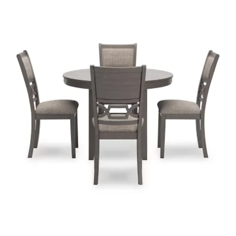 Signature Design by Ashley Wright Dining Table and 4 Chairs