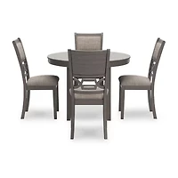 Signature Design by Ashley Wright Dining Table and 4 Chairs