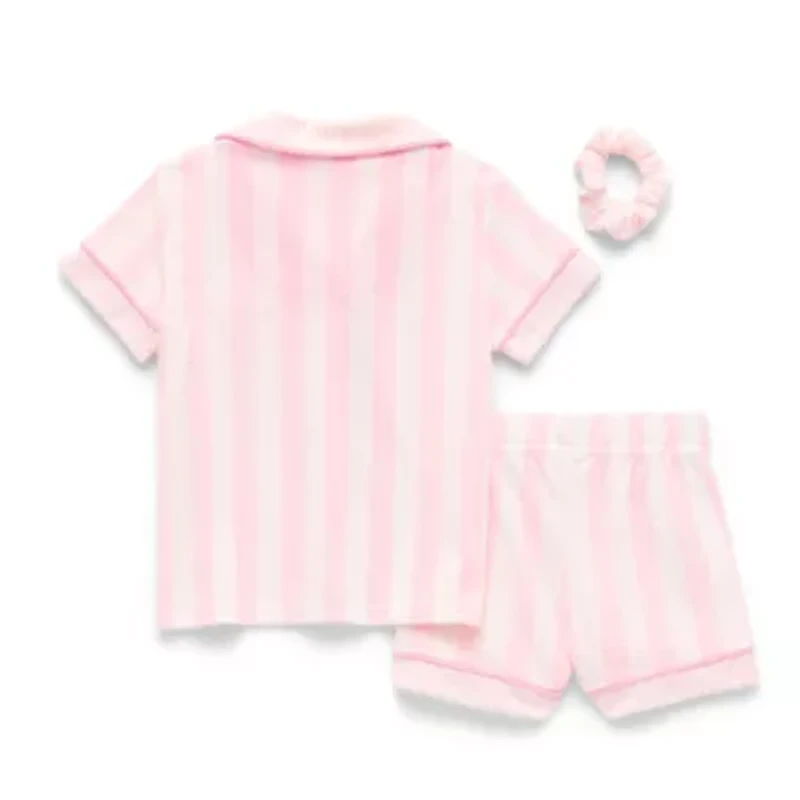 Sleep On It Little & Big Kid Girls Short Sleeve 2-pc. Pajama Sets