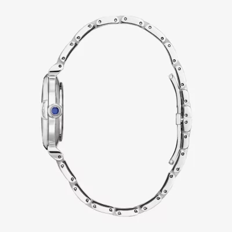 Citizen Dress/Classic Womens Diamond Accent Silver Tone Stainless Steel Bracelet Watch Em1060-52n