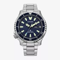Citizen Mens Automatic Silver Tone Stainless Steel Bracelet Watch Ny0136-52l