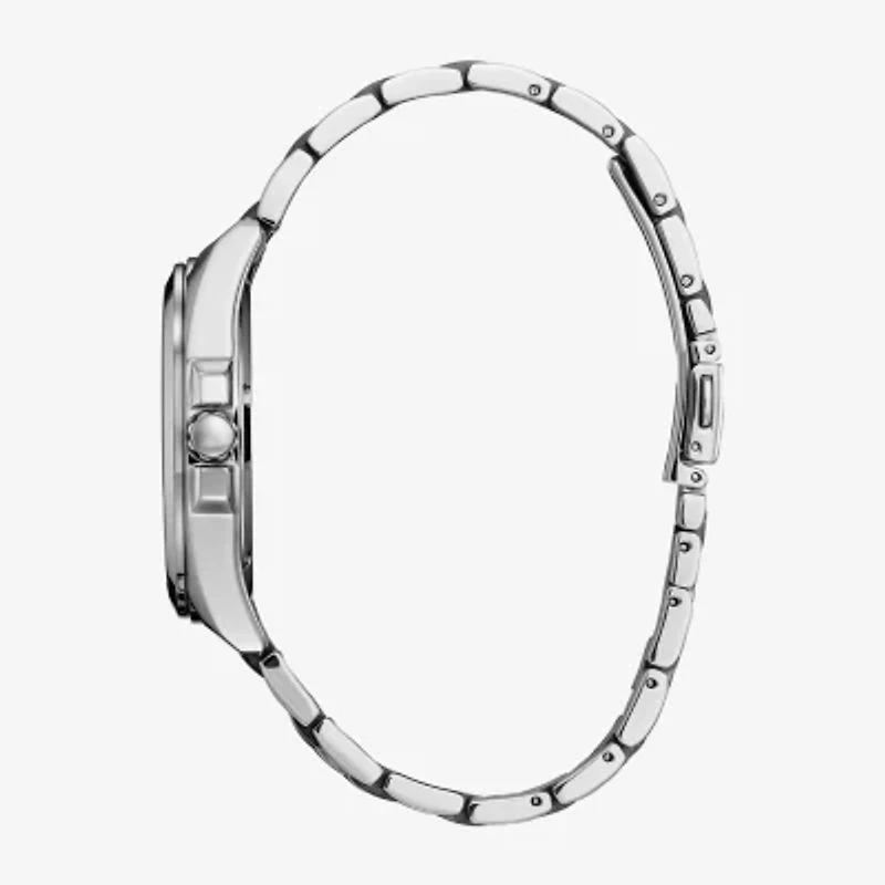 Citizen Peyten Mens Silver Tone Stainless Steel Bracelet Watch Bm7530-50x