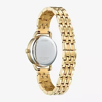 Citizen Dress/Classic Womens Gold Tone Stainless Steel Bracelet Watch Em1052-51a