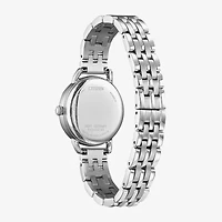 Citizen Dress/Classic Womens Silver Tone Stainless Steel Bracelet Watch Em1050-56a