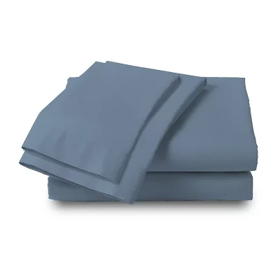 Color Sense 100% Cotton Lightweight Percale Weave Sheet Set