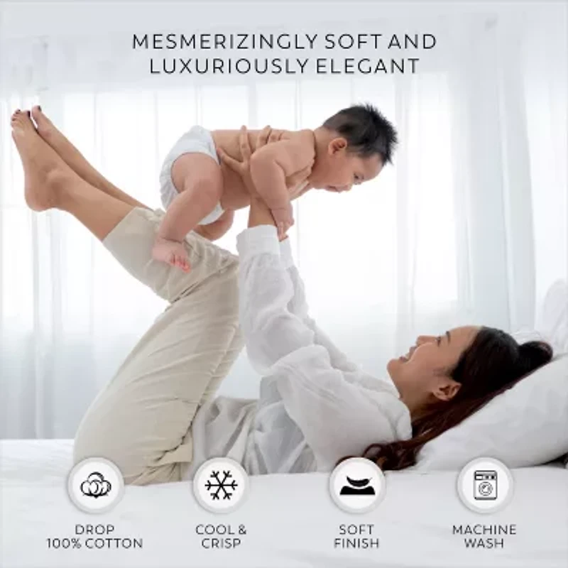 Simply Put Solid Pleated 16" Down Bed Skirt