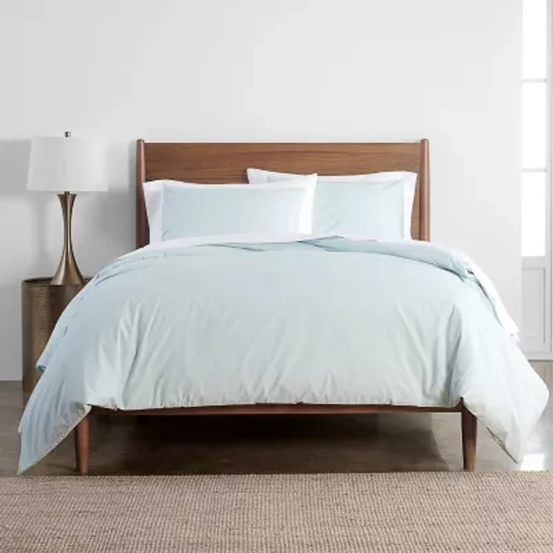 Simply Put Percale 3-pc. 100% Cotton Duvet Cover Set