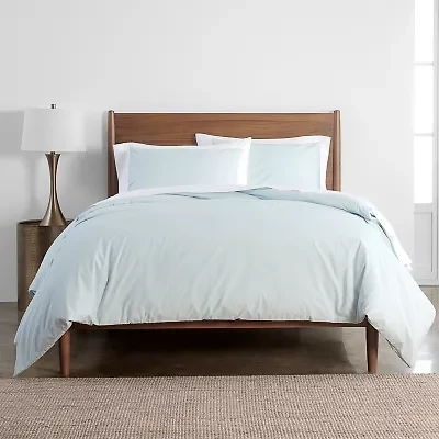 Simply Put Percale 3-pc. 100% Cotton Duvet Cover Set