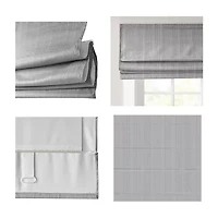 Madison Park Colm Energy Saving Cordless Room Darkening Roman Shade