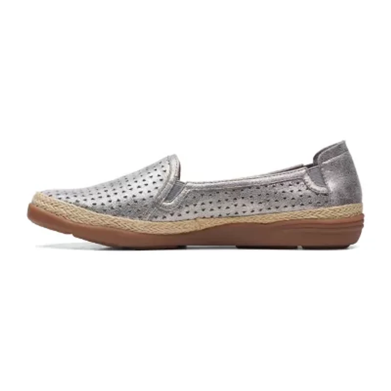 Clarks Elaina Ruby Womens Round Closed Toe Slip-On Shoe